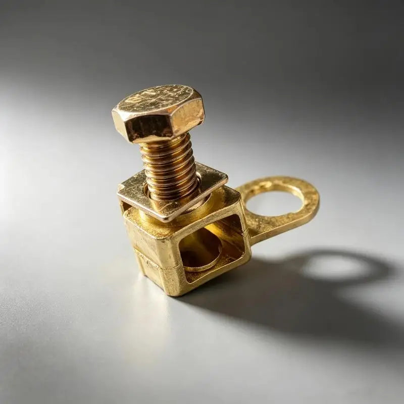 Brass Crimp Wire Terminal | 12–24V High Conductivity Connector Wire Crimp Terminal PRIMED