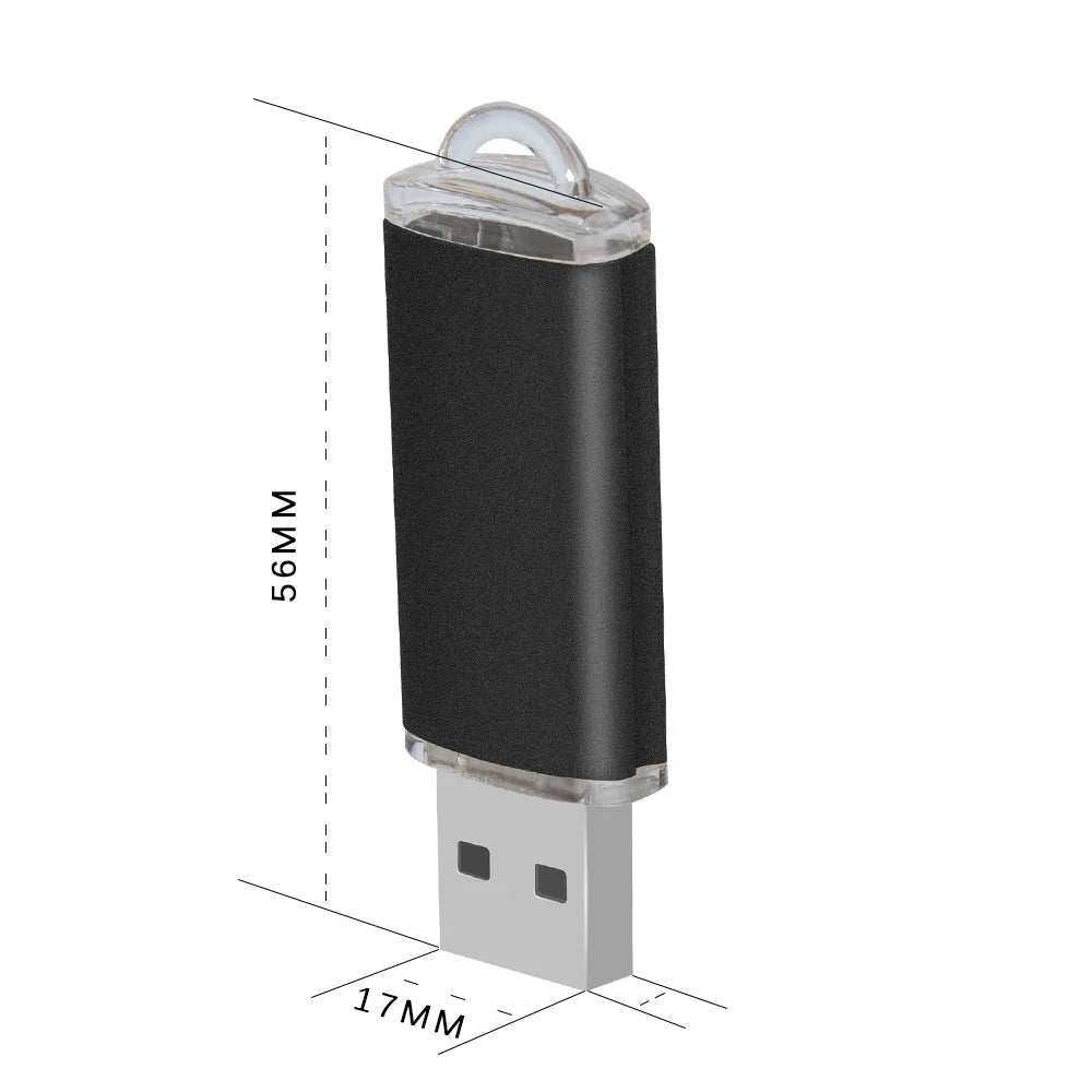 Metal USB 2.0 Flash Drive 4GB–128GB | Plug-and-Play USB Flash Drive PRIMED