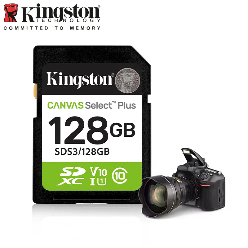 Kingston Canvas Select Plus SD Card 64GB–1TB | SDXC UHS-I SD Memory Card PRIMED