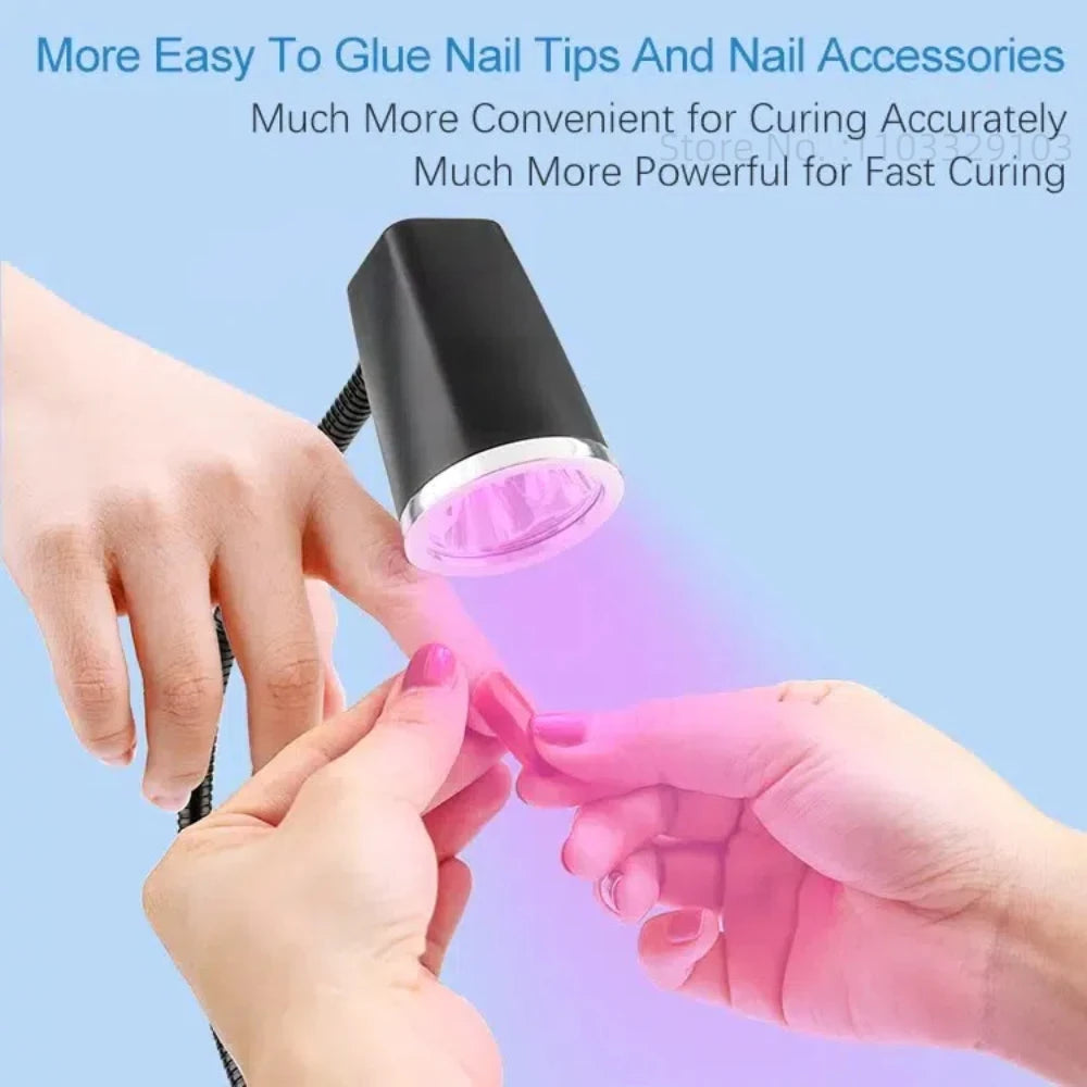 Portable UV LED Nail Lamp Dryer | USB Rechargeable Gel Light
