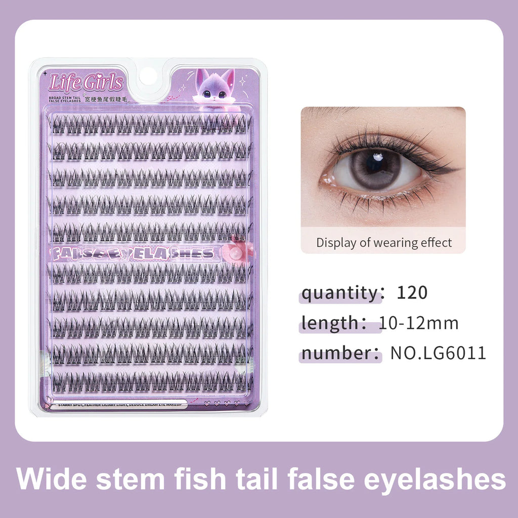 Glue-Free Self-Adhesive Cluster Lashes | DIY Eyelash Extension False Eyelashes PRIMED 02