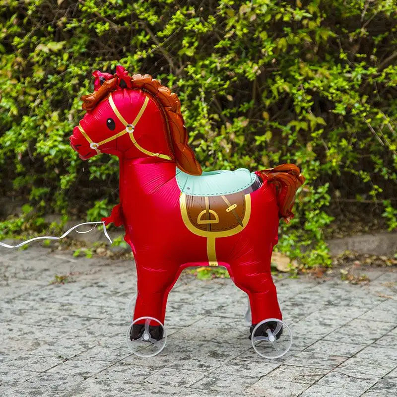 4D Walking Elephant Foil Balloon on Wheels – Kids Birthday
