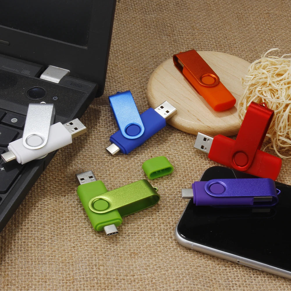 100-Pack Type-C USB 3.0 Flash Drives | Custom Logo 16–128GB USB Flash Drive PRIMED