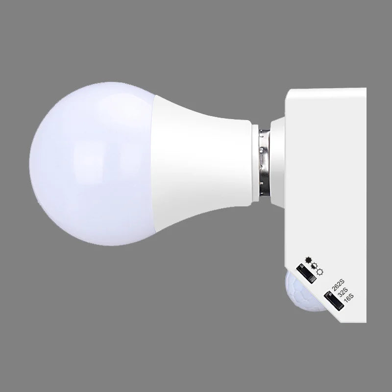E27 PIR Motion Sensor Lamp Holder Socket | AC85-265V Auto LED PIR Sensor Lamp Socket PRIMED