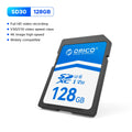 ORICO SD30 SDXC Memory Card U3 V30 4K | Up to 90MB/s SD Memory Card PRIMED 128GB China Mainland