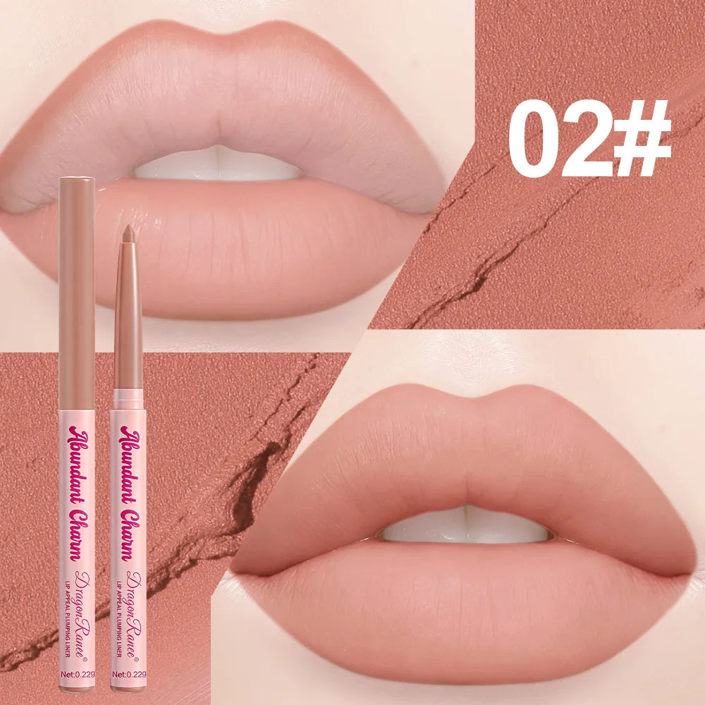 Rose Pink Matte Lip Liner Pencil – Waterproof, Long-Lasting Lip Liner Pencil PRIMED 02
