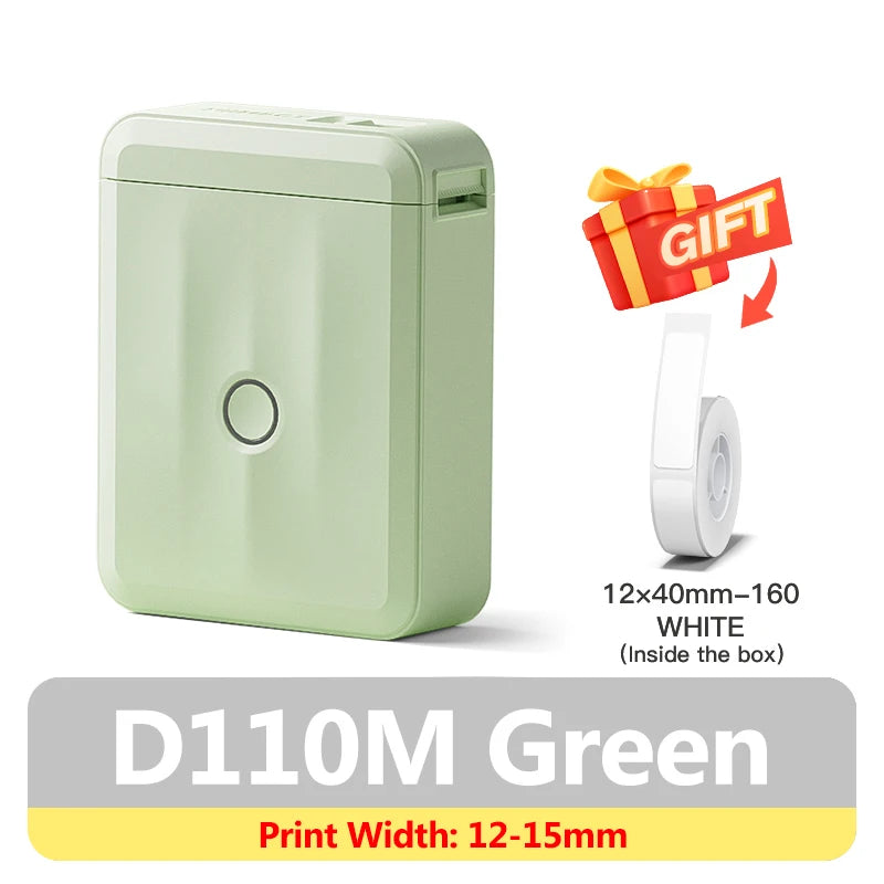 Niimbot D11H 300DPI Bluetooth Thermal Label Printer Portable Bluetooth Label Printer PRIMED 200DPI D110M GR