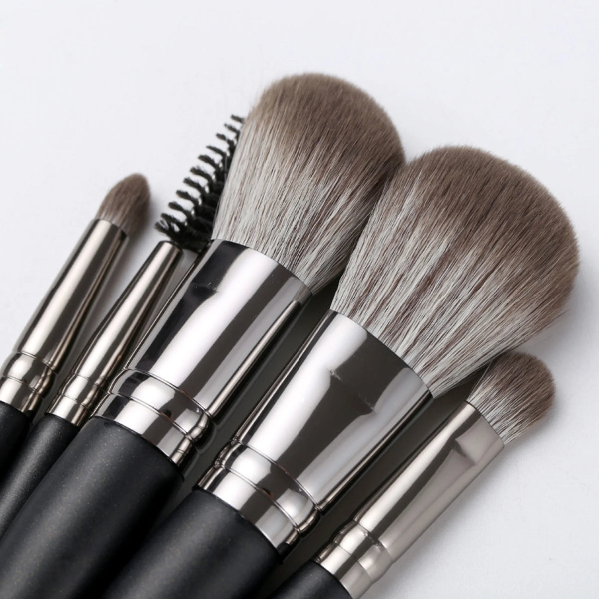 5-Piece Makeup Brush Set with Travel Bag | Powder & Eye