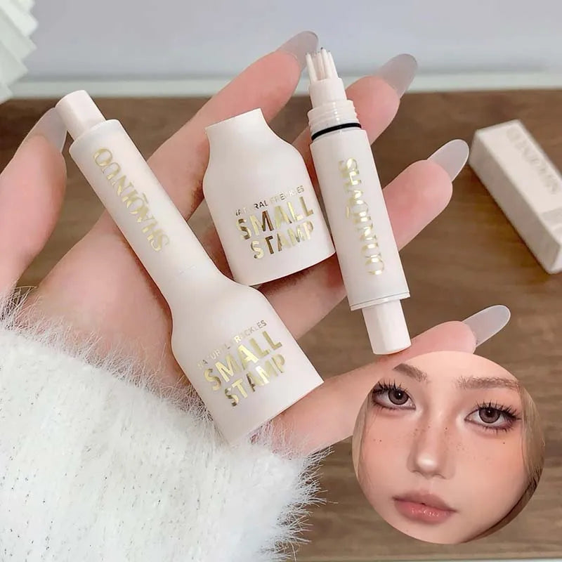 Five-Point Freckle Stamp Pen – Waterproof Faux Freckle Makeup