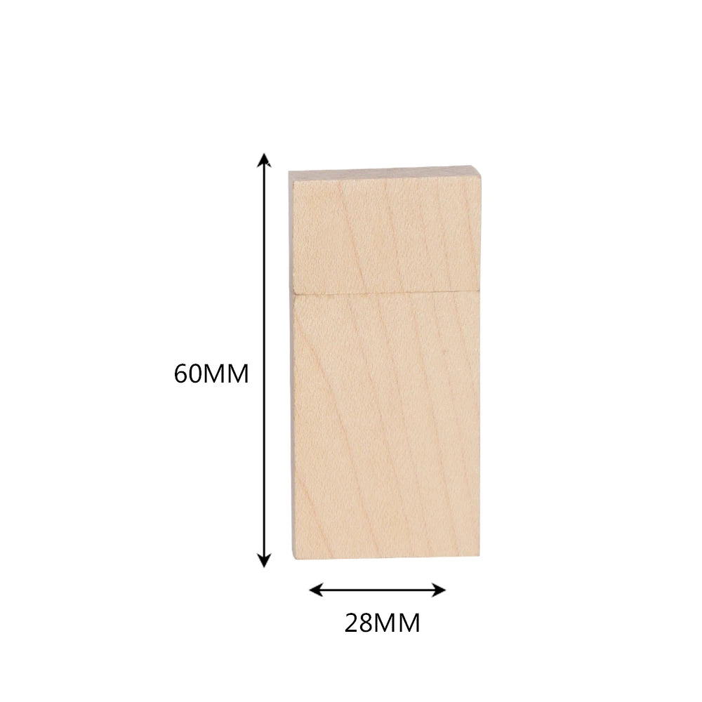 Custom Engraved Wooden USB Flash Drive 4GB–128GB | Bulk Gift Custom USB Flash Drive PRIMED