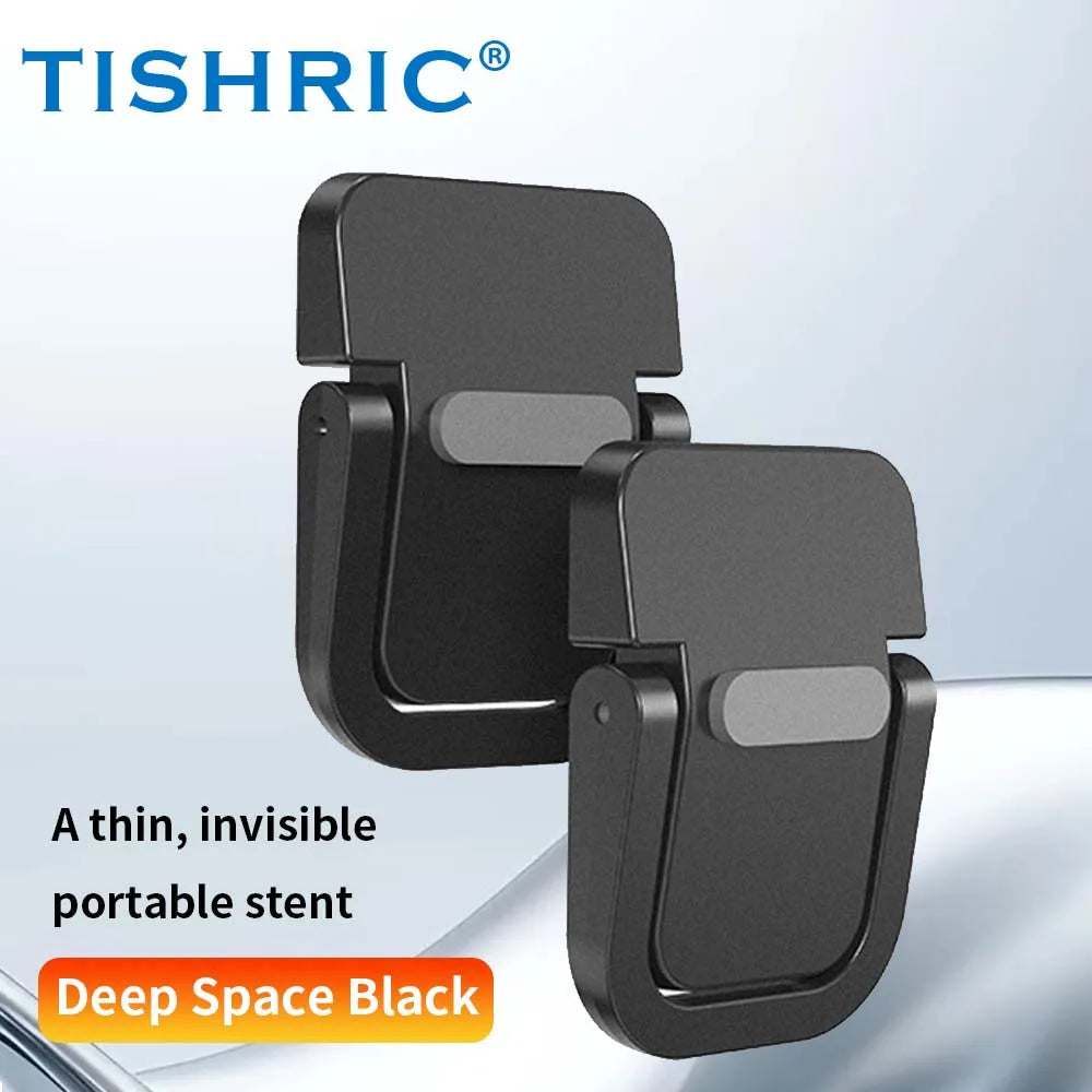 TISHRIC Mini Folding Laptop Stand Legs – Aluminum, Ultra-Thin