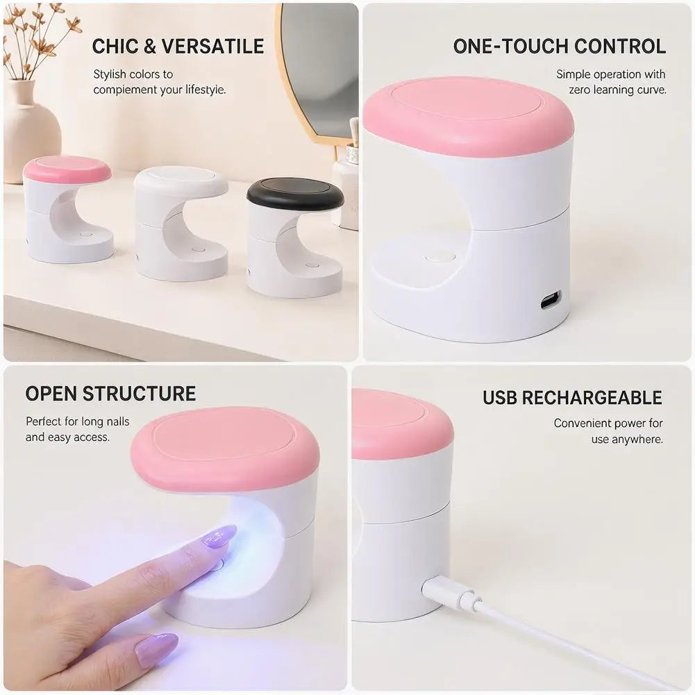 Mini UV LED Nail Lamp – Portable USB Gel Polish Dryer