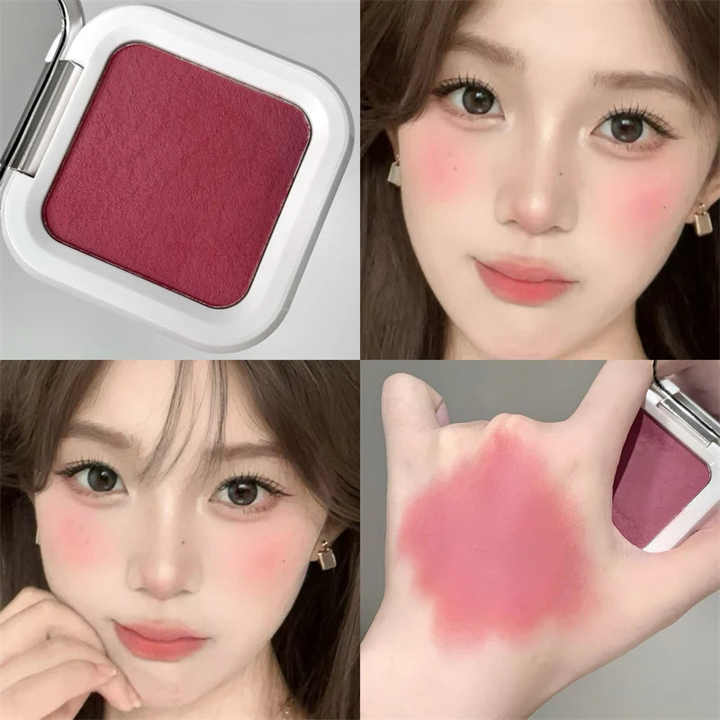 SHAQINUO Matte Blush Powder – Natural Cheek Tint 4 Shades