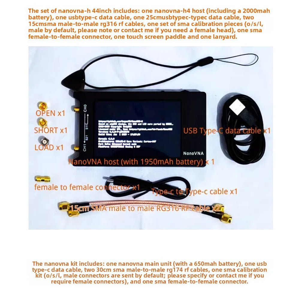 VNA-H Vector Network Analyzer 10KHz–1.5GHz + PC Software