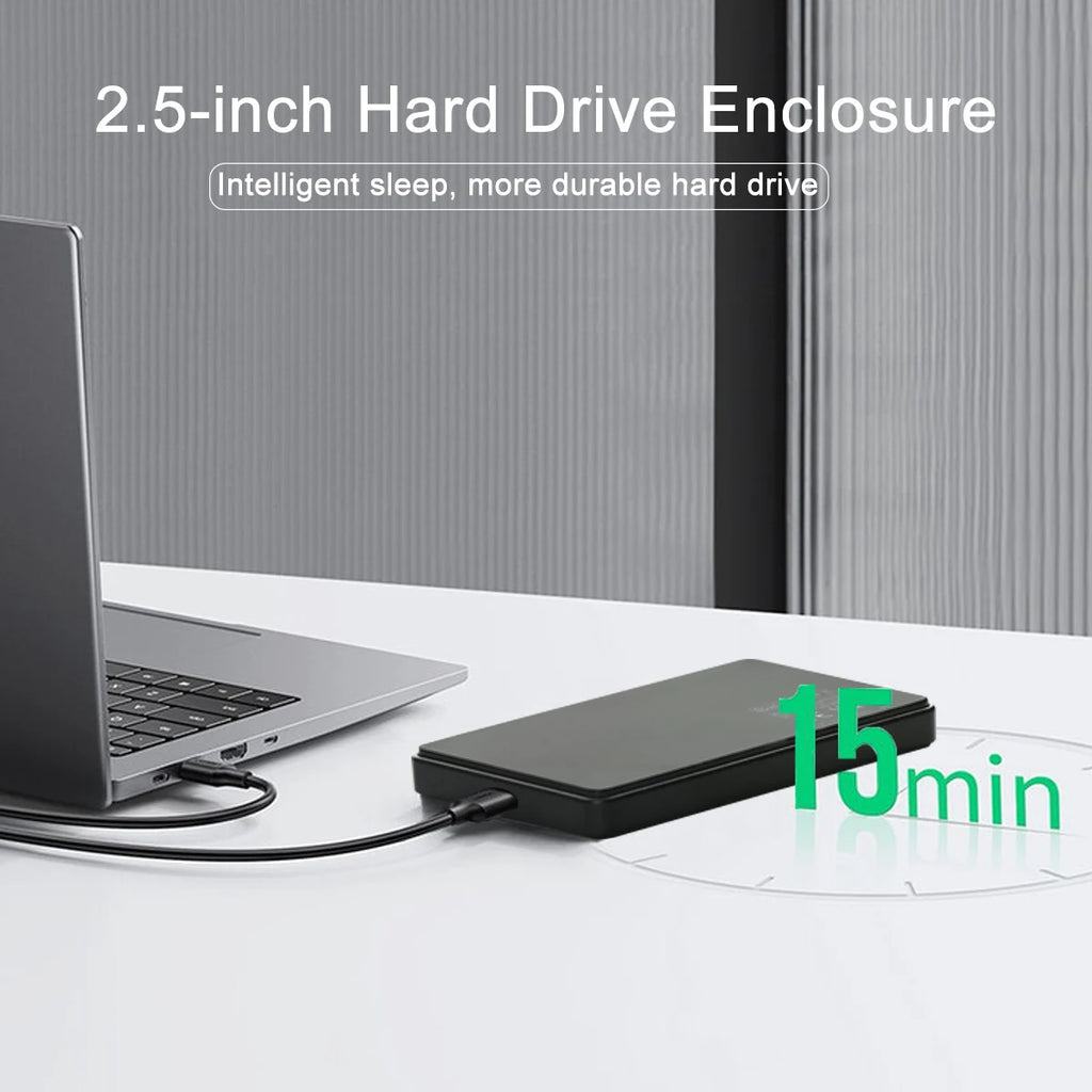 USB 3.0 / Type-C 2.5" SATA HDD SSD Enclosure | 5Gbps HDD SSD Enclosure PRIMED