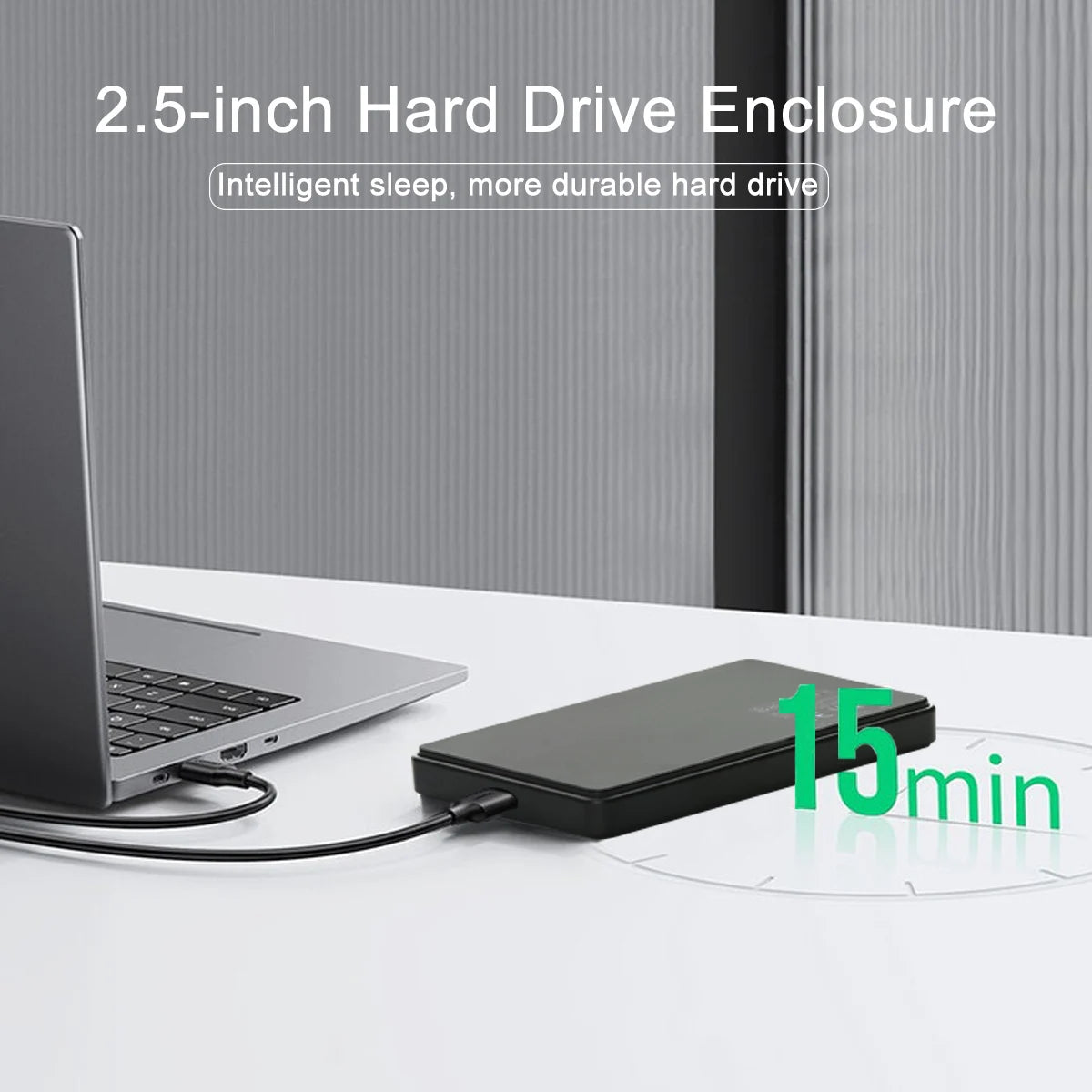 USB 3.0 / Type-C 2.5" SATA HDD SSD Enclosure | 5Gbps HDD SSD Enclosure PRIMED