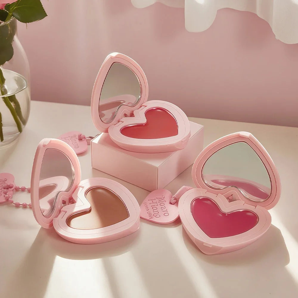 SAM SUGAR Heart Cream Blush – Lip & Cheek, Waterproof