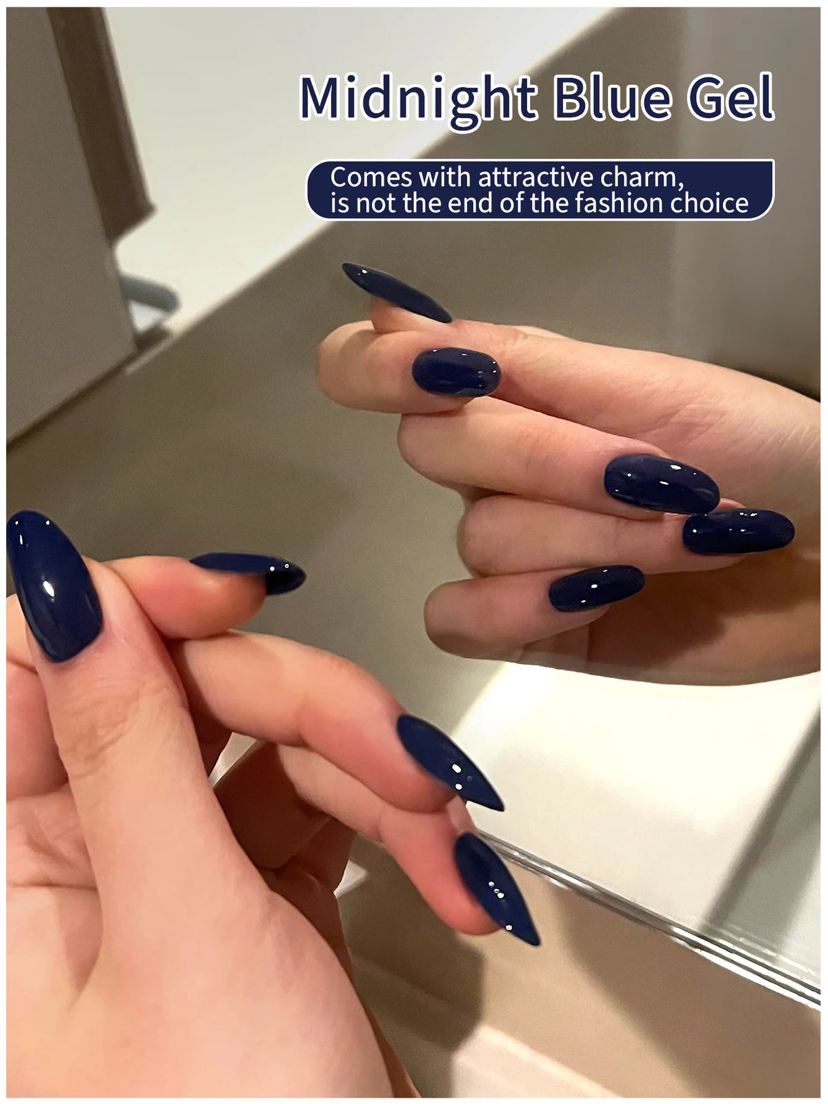 Ocean Blue Gel Nail Polish 10ml – High Gloss UV Soak Off