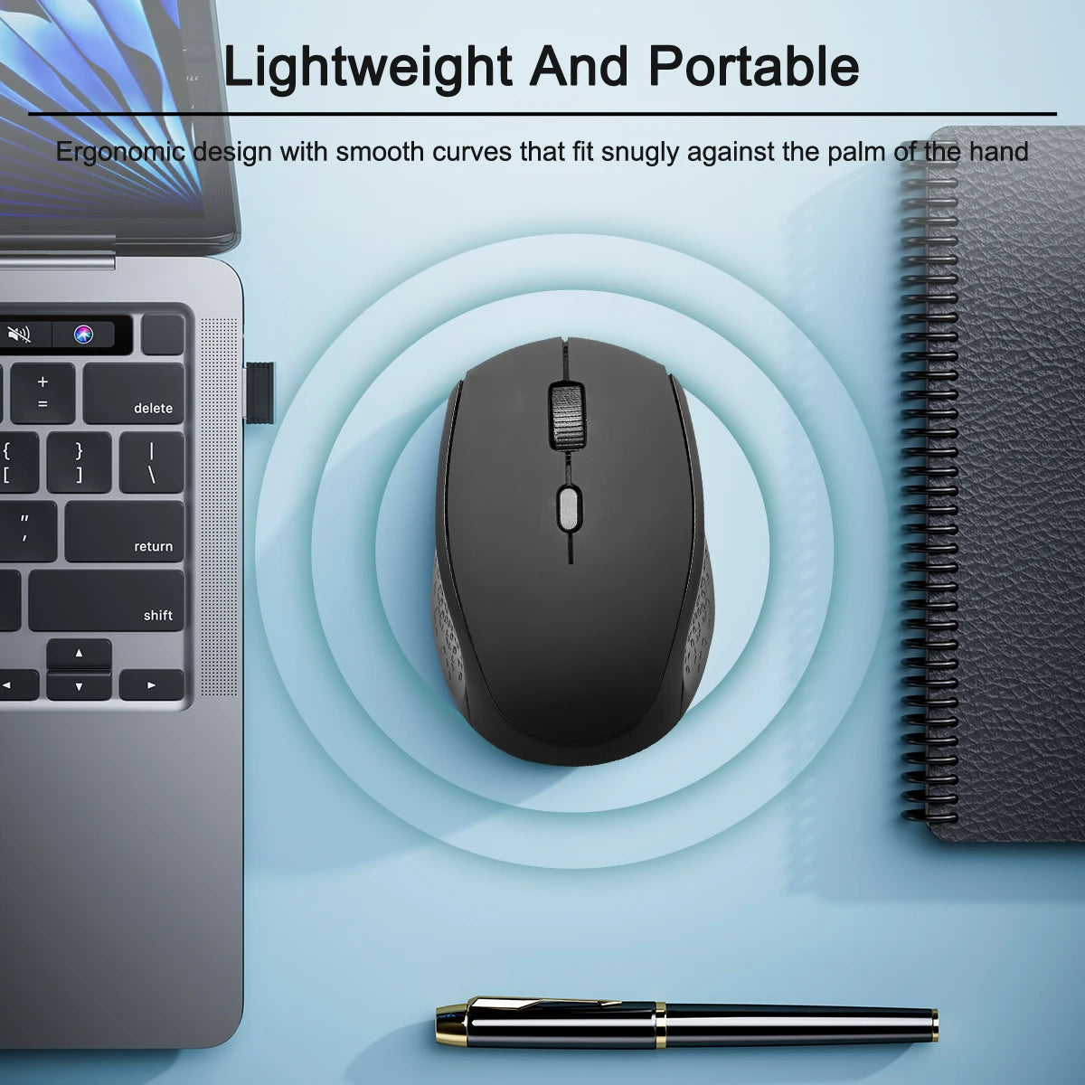 2.4GHz Wireless Optical Mouse 1600 DPI Nano Receiver 4 Button Wireless Mouse PRIMED