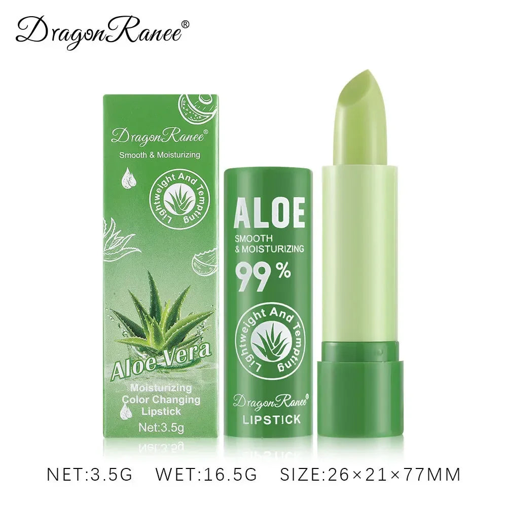 Dragon Ranee Aloe Vera Color Changing Lip Balm Tint 3.5g Color Changing Lipstick PRIMED