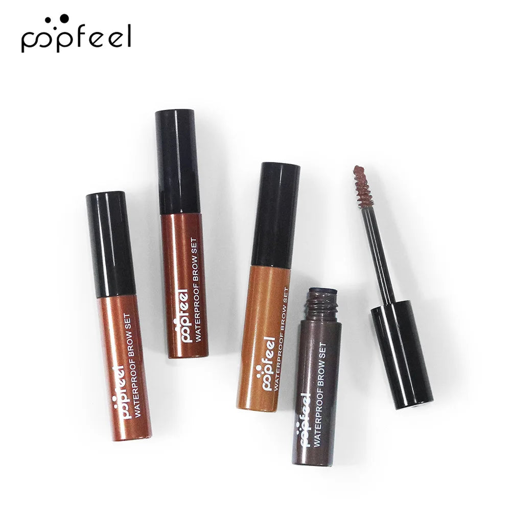 Waterproof 3D Fiber Brow Gel – 24Hr Smudge-Proof Eyebrow Enhancer Eyebrow Gel PRIMED