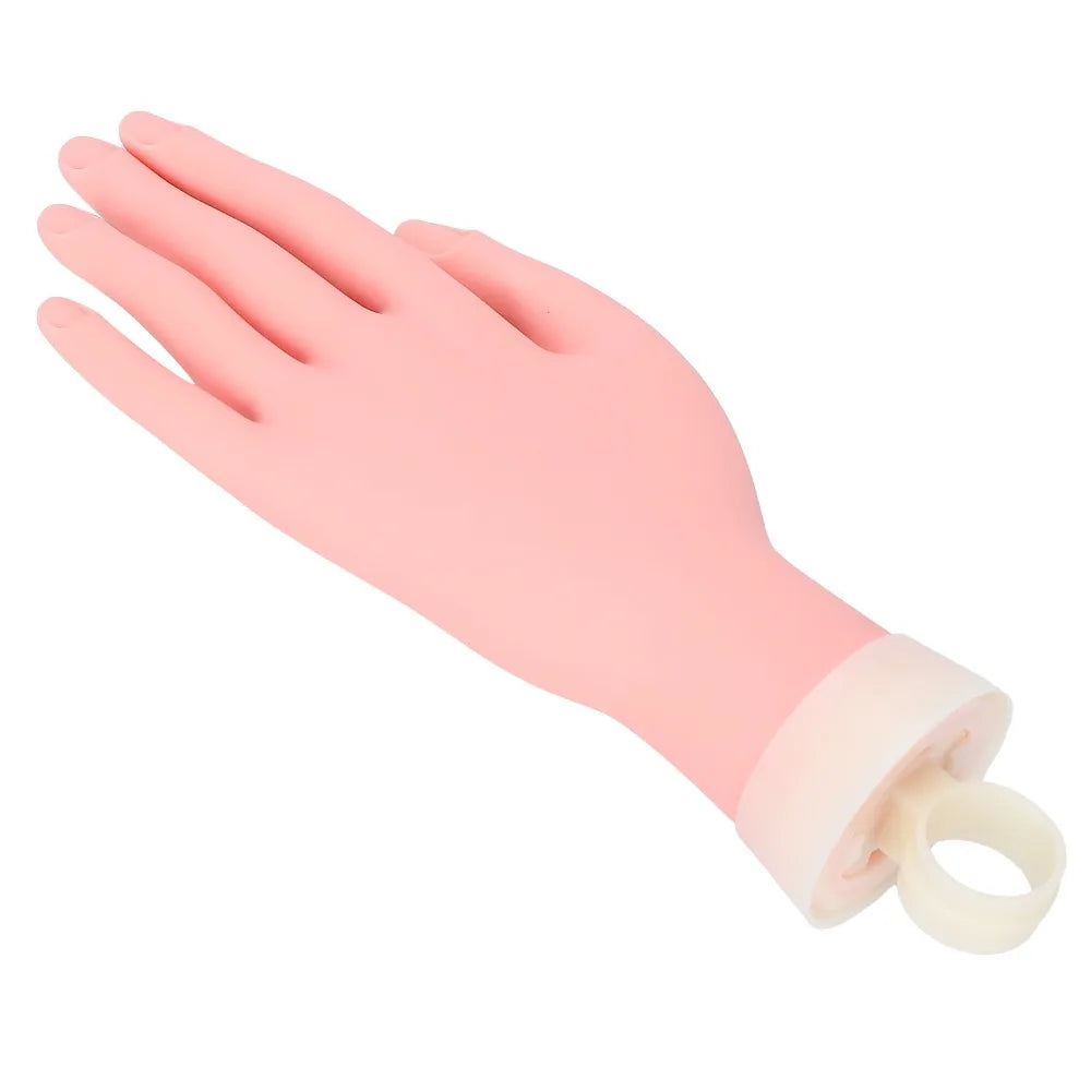 Bendable Nail Practice Hand | Flexible Mannequin for Nail Art Nail Practice Hand PRIMED
