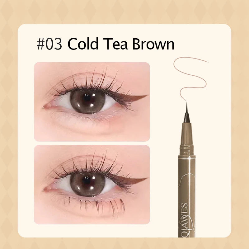 SWEET MINT 0.05mm Waterproof Liquid Eyebrow & Eyeliner Pen Liquid Eyebrow Pen PRIMED 03-QIAWSE