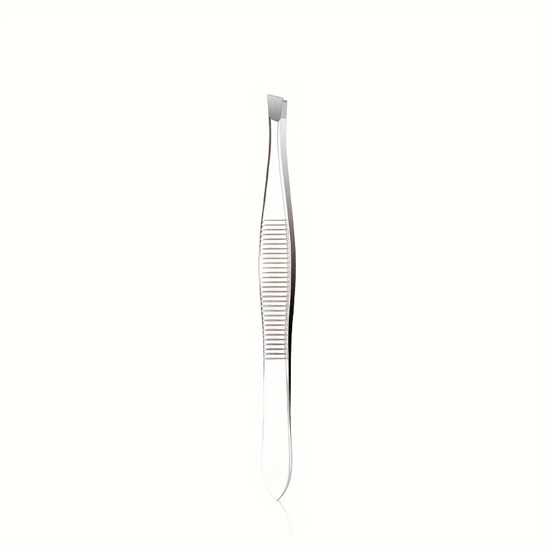 Stainless Steel Tweezers Set – Eyebrow & Eyelash Grooming