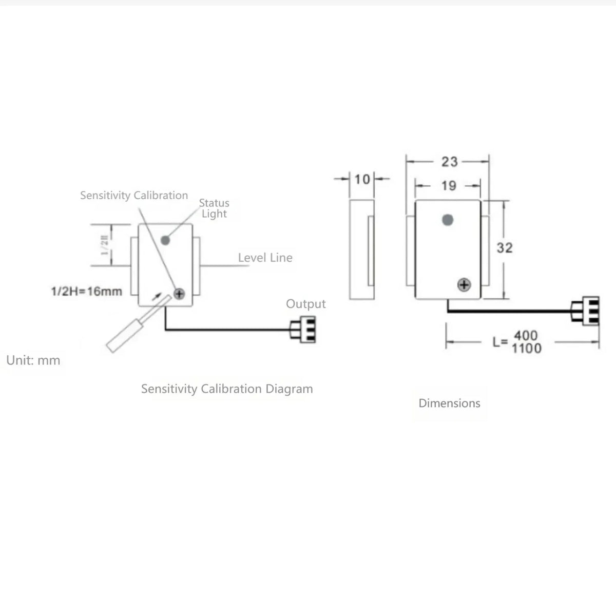 Non-Contact Level Sensor WS-03A | Liquid & Powder Detection Level Sensor PRIMED