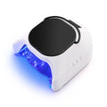 86W Rechargeable UV LED Nail Lamp | Mirror Interior, 42 Beads UV LED Nail Lamp PRIMED White EU