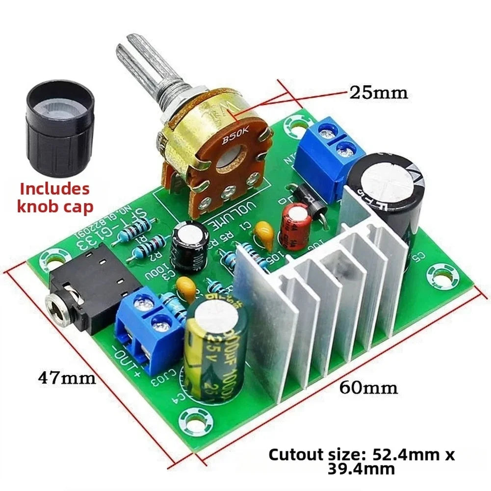 TDA2030A 15W Audio Amplifier Board | DC 12V Single Channel
