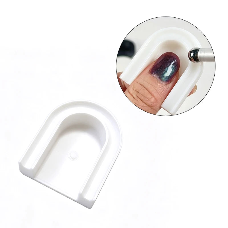U-Shaped Cat Eye Nail Magnet Guide Tool | DIY Gel Polish