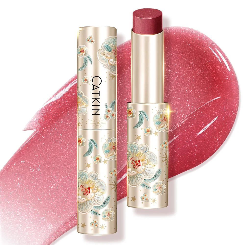 CATKIN WaterGlow Glossy Lip Balm | 12H Hydrating Lip Stick Glossy Lip Balm PRIMED C05 Sunflower