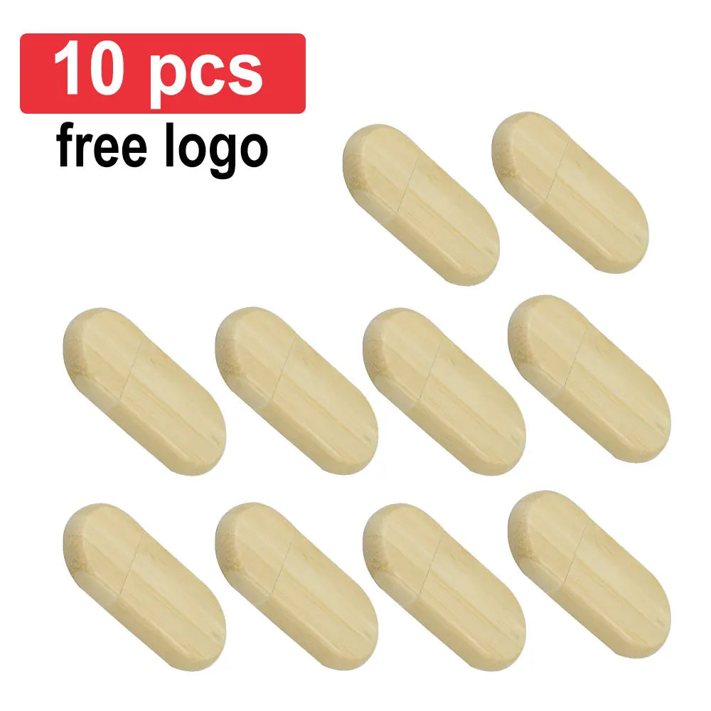 Wooden USB Flash Drive 4–128GB Bulk | Custom Logo Engraved USB Flash Drive PRIMED 4GB 10pcs bamboo China Mainland