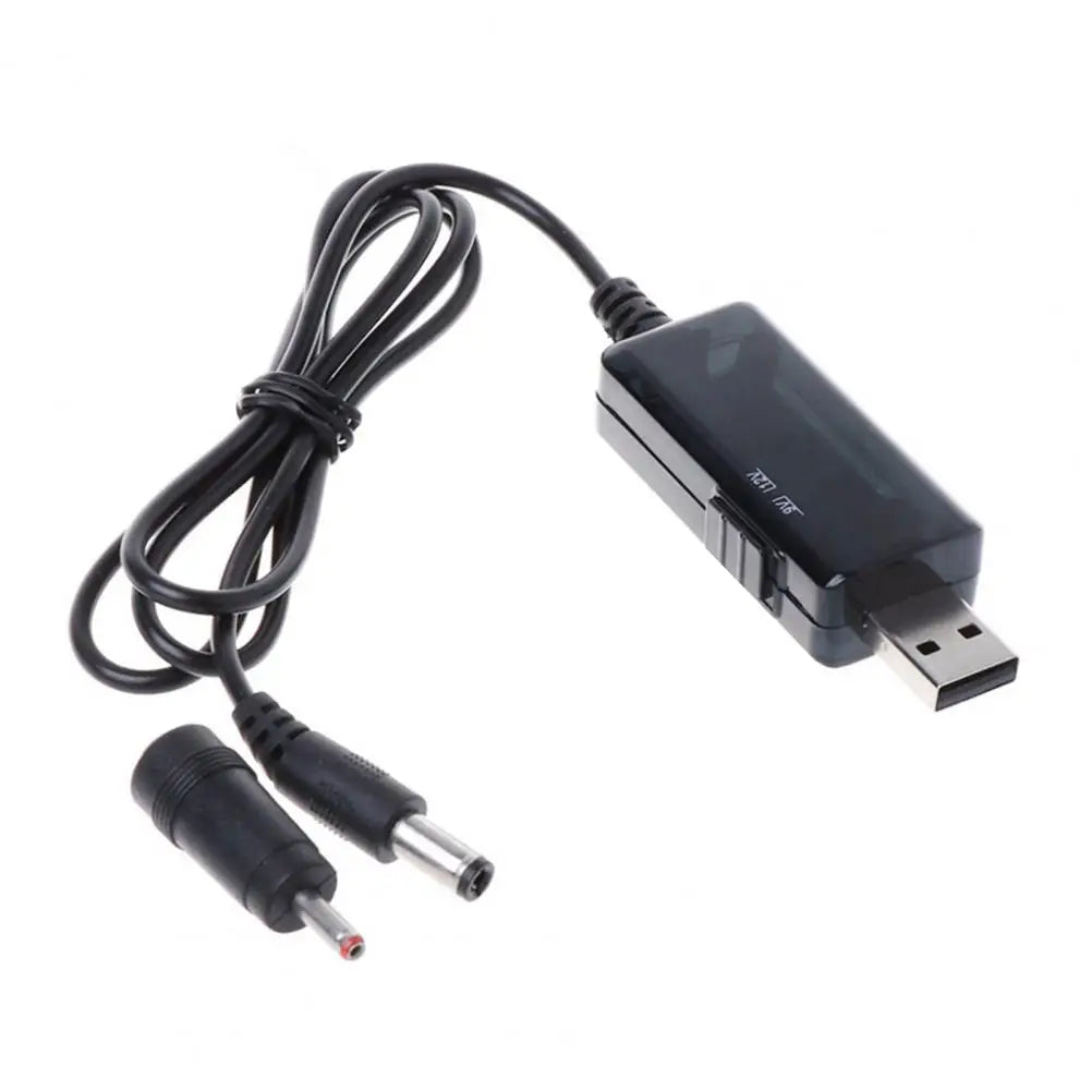 USB 5V to 9V/12V Step-Up Converter Cable with LED Display USB Power Converter PRIMED