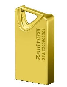 Z-suit Metal USB 3.0 Flash Drive 64GB 128GB | Waterproof Pen Drive