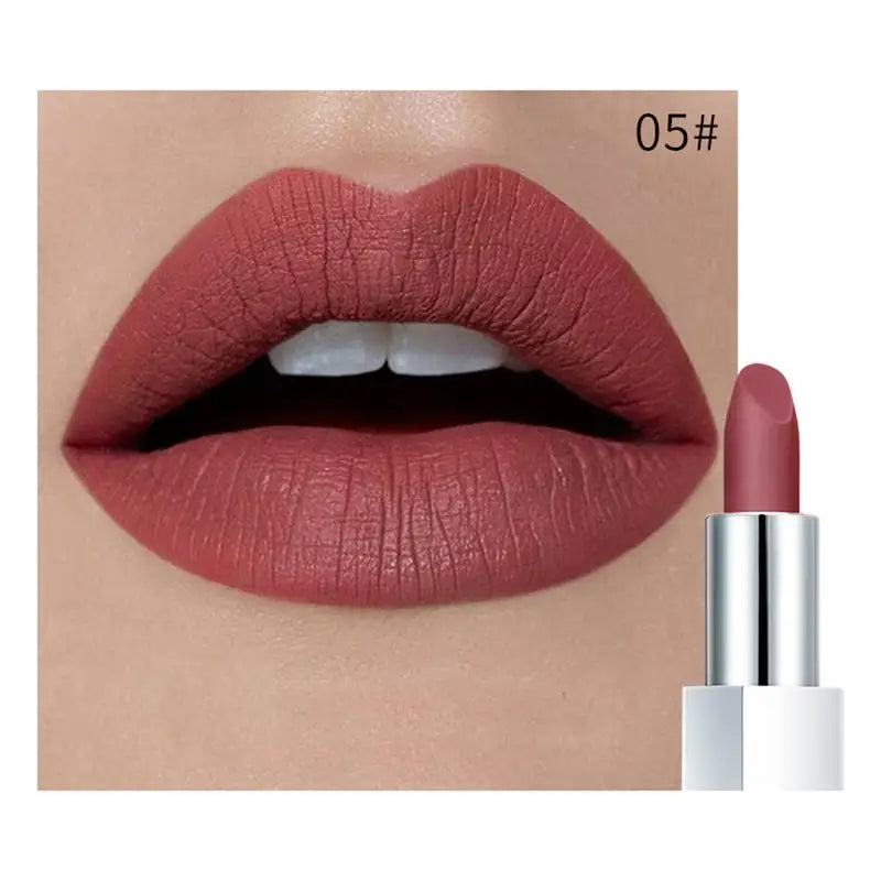 Pudaier Waterproof Matte Lipstick – Vitamin E, 17 Shades