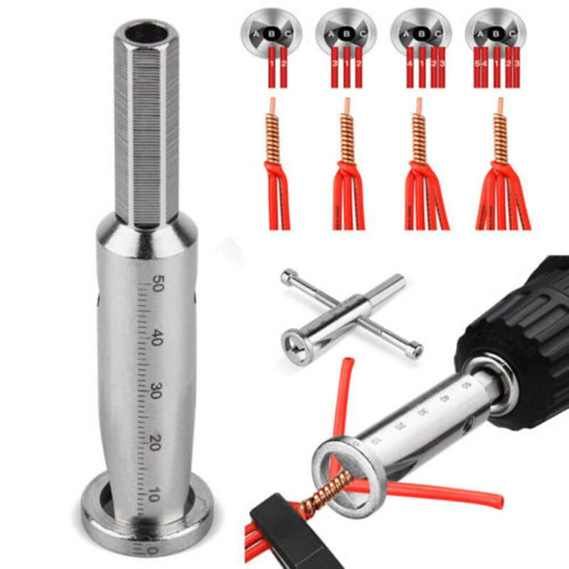 Wire Twisting & Stripping Tool – Drill Bit Adapter for Wiring