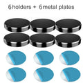 Magnetic Car Phone Holder Dashboard Mount | 360° Rotatable Car Phone Mount PRIMED 6PCS Black-Fixed