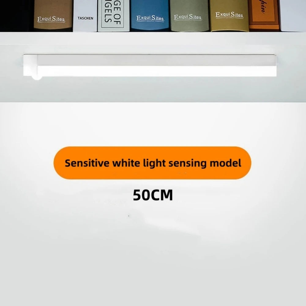 Wireless Motion Sensor LED Cabinet Light – USB-C Rechargeable LED Cabinet Light PRIMED 50CM white light