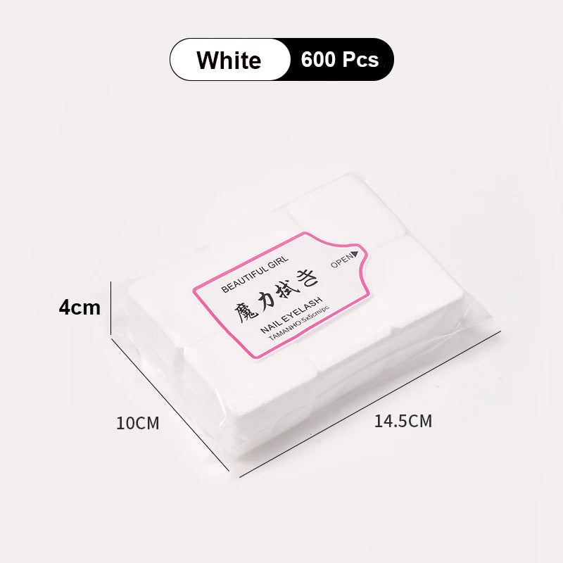 Lint-Free Nail Wipes Cotton Pads 200/300/600 Pcs | JEARLYU