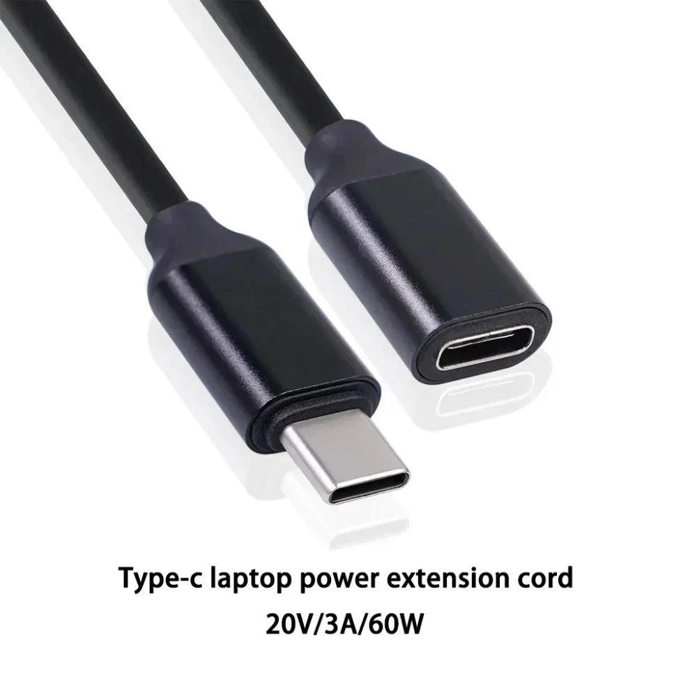 USB-C Extension Cable 60W 3A | Type-C Male to Female USB-C Extension Cable PRIMED