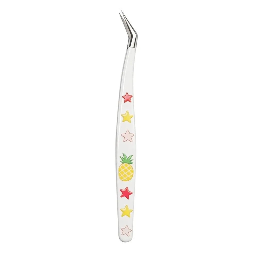 Precision Sticker Tweezers – Curved Tip Craft & Scrapbooking Tool