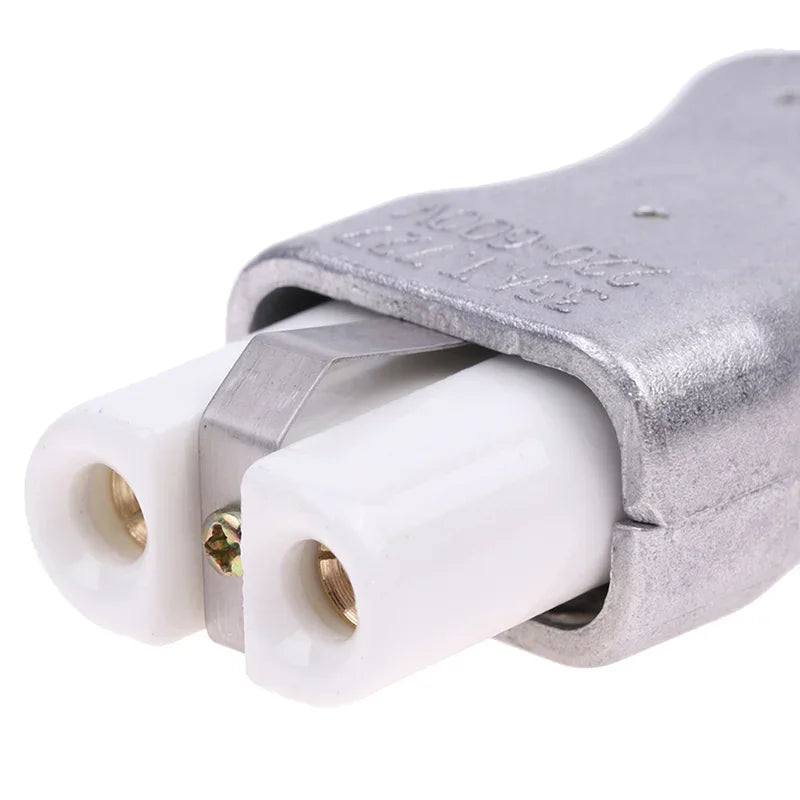 6mm IEC C8 Ceramic Industrial Plug Socket 35A High-Temp