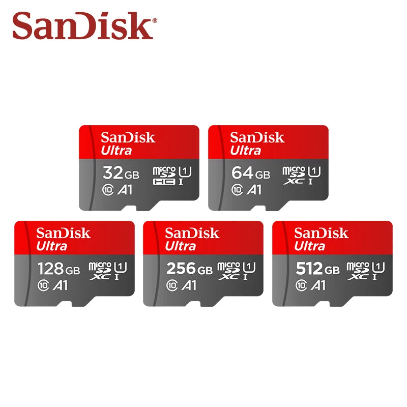 SanDisk Ultra microSD Card 32GB–512GB | Up to 150MB/s Flash Memory Card PRIMED