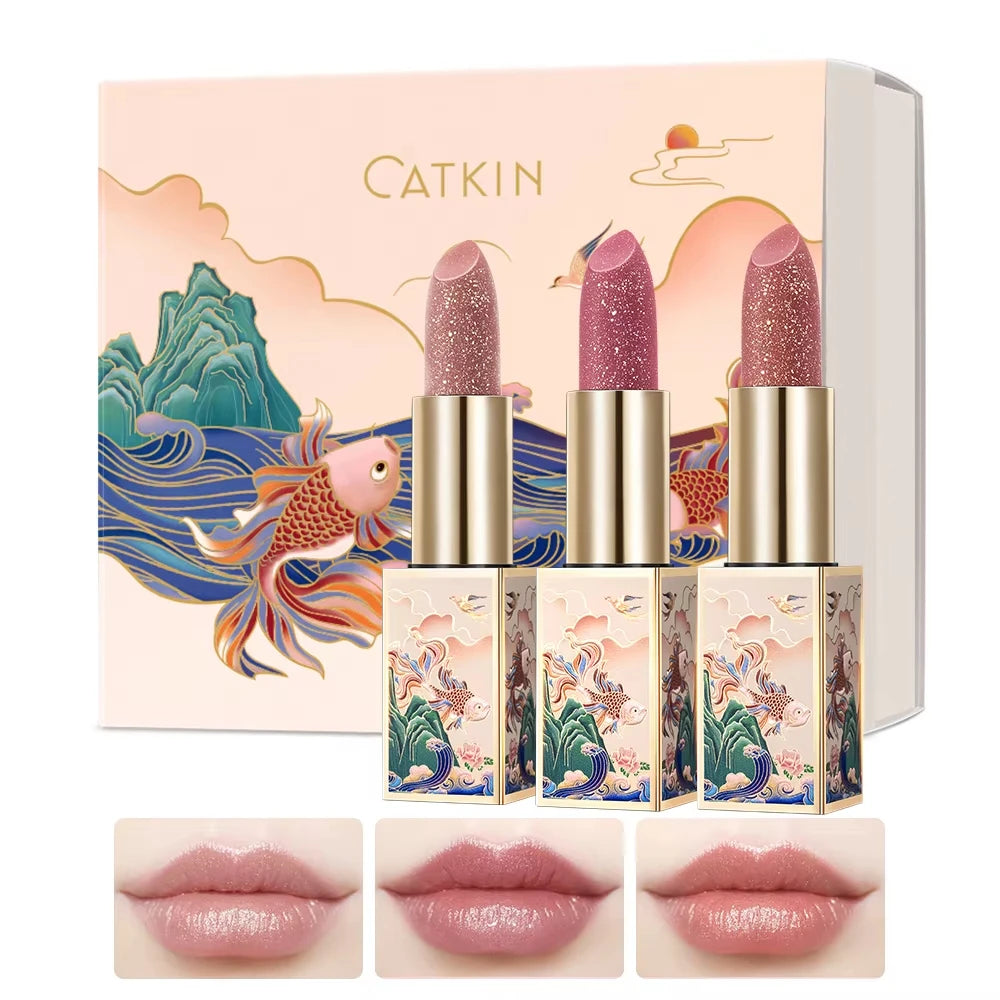 CATKIN Moonlight Colour-Changing Lip Balm Set of 3 | pH Glow Colour-Changing Lip Balm PRIMED C13 C14 C15