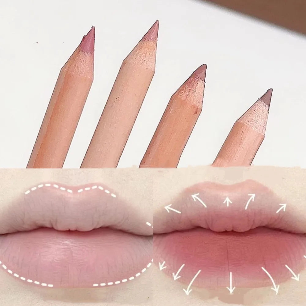 Velvet Matte Lip Liner Pencil – Waterproof Nude Contour Lip Liner Pencil PRIMED