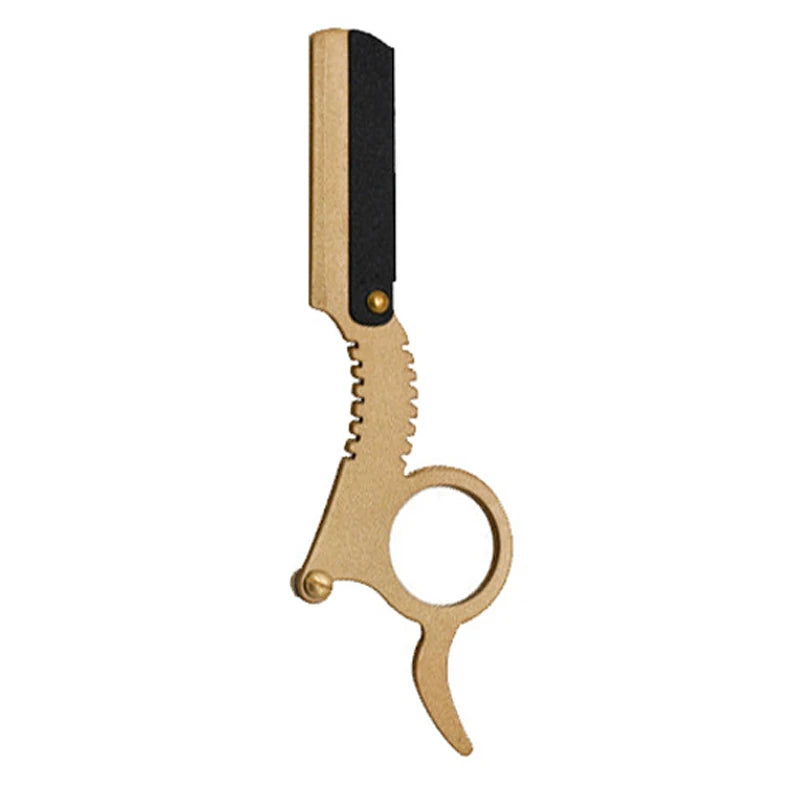 Professional Manual Barber Straight Razor – Beard & Brow