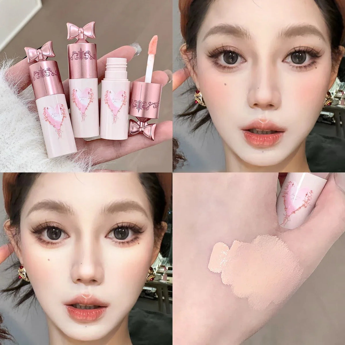 DAIMANPU Pink Brightening Waterproof Liquid Concealer Stick