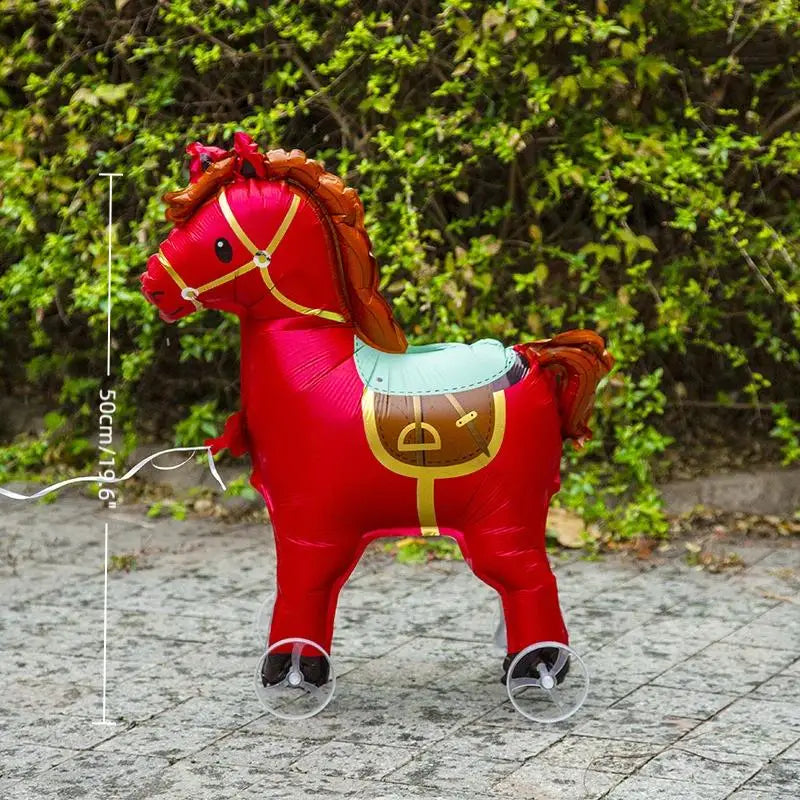 4D Walking Elephant Foil Balloon on Wheels – Kids Birthday